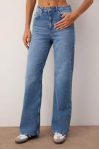 Mavi Yüksek Bel Comfort/Esnek Wide Leg/Geniş Paça Jeans TWOAW26JE00252