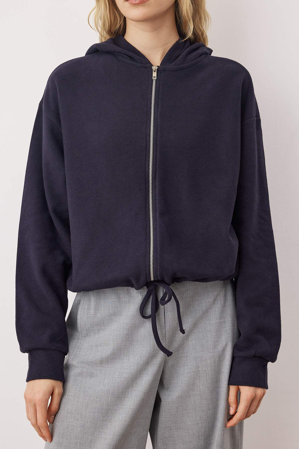 Trendyolmilla Taş Selanik/Triko Görünümlü Oversize/Geniş Kalıp Örme Sweatshirt TWOAW26SW00069