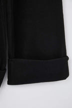 Trendyolmilla Siyah Wide Leg/Geniş Paça Yüksek Bel Dokuma  Pantolon TWOAW23PL00302