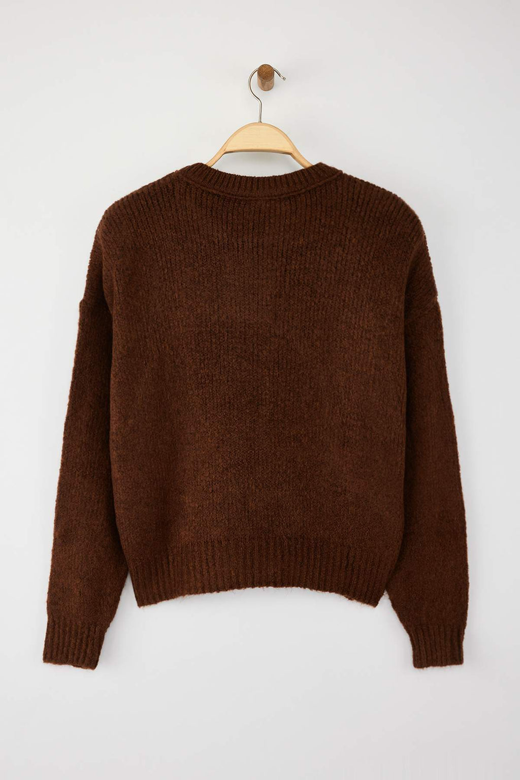 Trendyolmilla Lime Geniş Kalıp Yumuşak Dokulu Basic Triko Kazak TWOAW23KZ00185