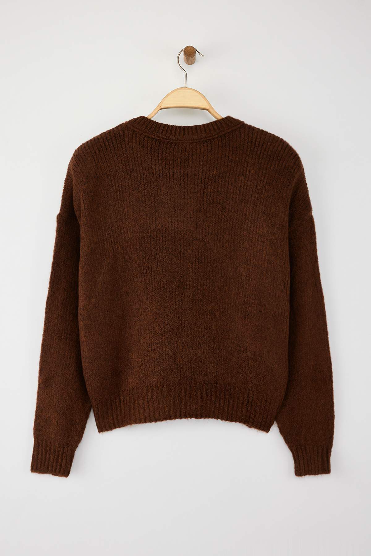 Trendyolmilla Lime Geniş Kalıp Yumuşak Dokulu Basic Triko Kazak TWOAW23KZ00185