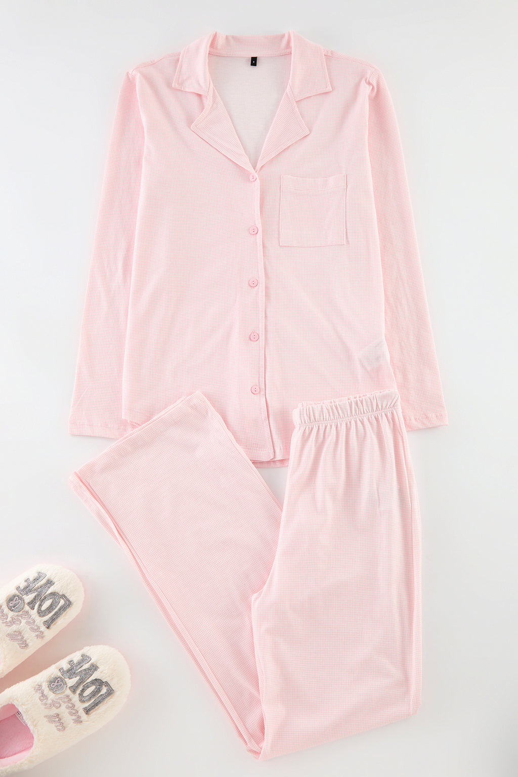 Trendyolmilla Mavi %100 Pamuklu Pötikareli Örme Pijama Takımı THMAW24PT00247