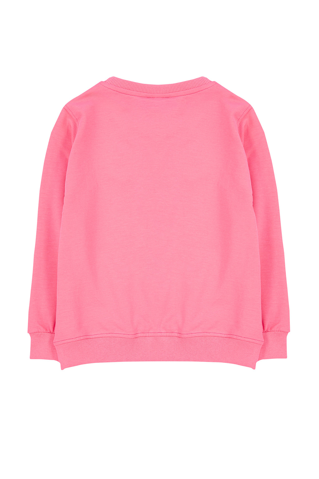 Trendyolmilla Lila Kız Çocuk Mevsimlik-İnce Kedi Desenli Örme Sweatshirt TKDAW25SW00008