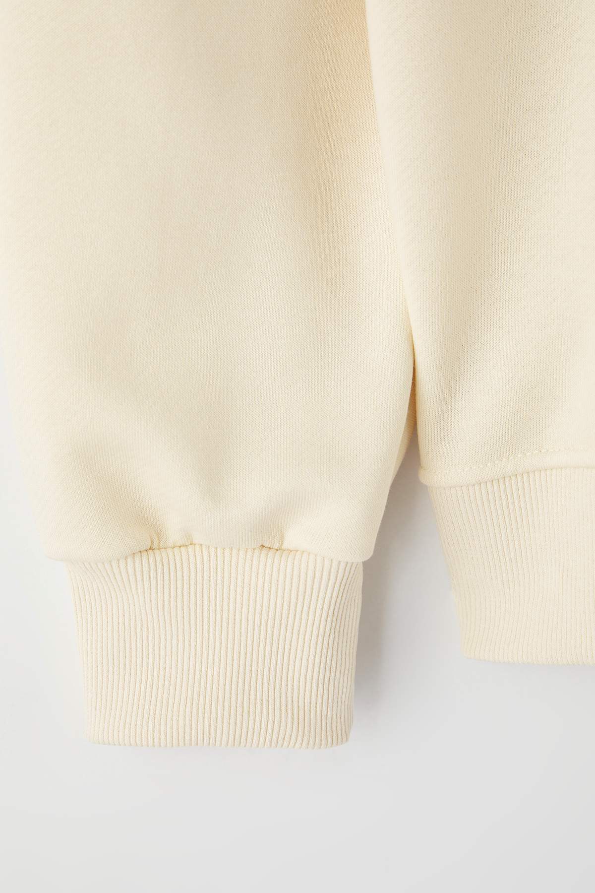 Taş Kalın Şardonsuz Aksesuar Çiçek Detaylı Oversize/Geniş Kesim Örme Sweatshirt TWOAW26SW00004