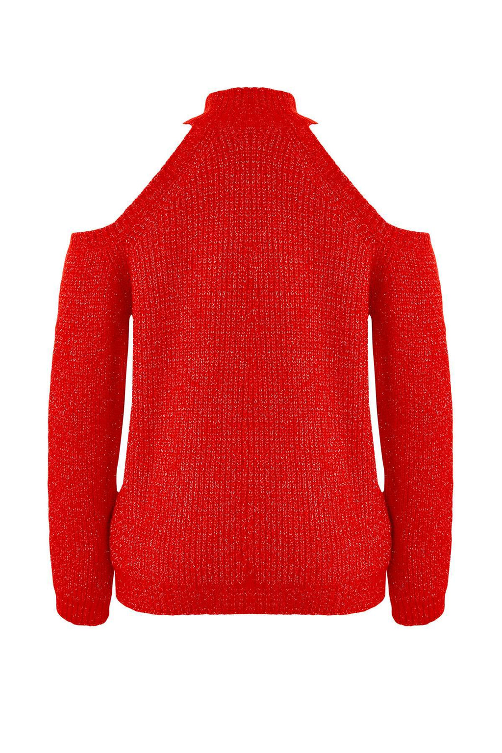 Trendyolmilla Lacivert Simli Pencere/Cut Out Detaylı Triko Kazak TWOAW20XS0006