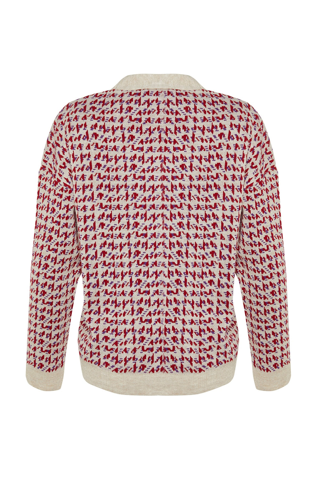 Bej Geniş Kalıp Triko Hırka TWOAW22HI0268