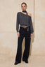 Antrasit Örme Bluz TWOAW26BZ00308