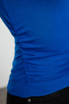 Saks Saks Fitted/Vücuda Oturan Büzgü/Drape Detaylı Esnek  Örme Bluz TWOAW25BZ00225