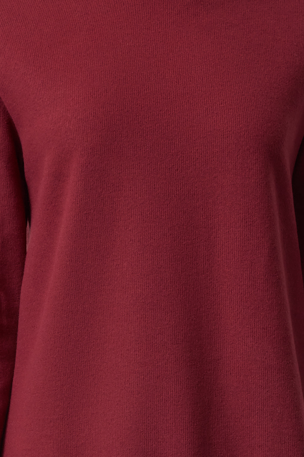 Bordo Çiçek Baskılı Mini Selanik Dik Yaka Örme Elbise TWOAW25EL00282