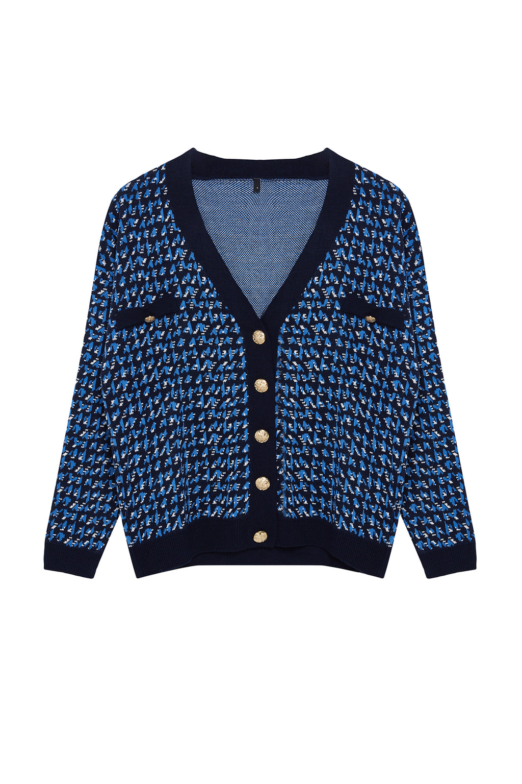 Lacivert Geniş Kalıp Triko Hırka TWOAW22HI0268