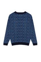 Lacivert Geniş Kalıp Triko Hırka TWOAW22HI0268