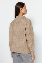 Vizon Yumuşak Dokulu Polo Yaka Triko Kazak TWOAW24KZ00678