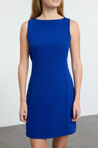 Saks A Kesim Mini Astarlı Dokuma Elbise TWOAW25EL00192