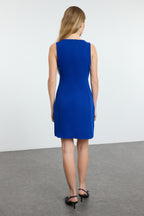 Saks A Kesim Mini Astarlı Dokuma Elbise TWOAW25EL00192