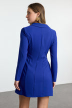 Saks Piliseli Mini Dokuma Ceket Elbise TWOAW24EL00295