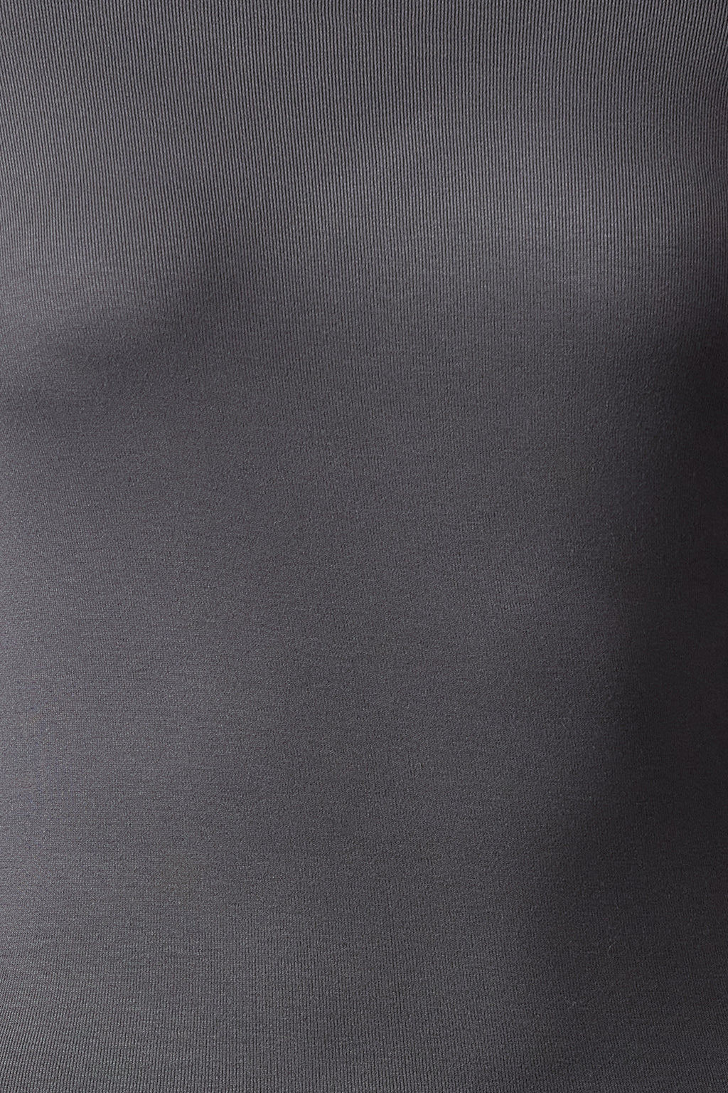 Antrasit Düz Premium Yumuşak Kumaşlı Fitted/Vücuda Oturan Kayık Yaka Örme Bluz TWOAW24BZ00227