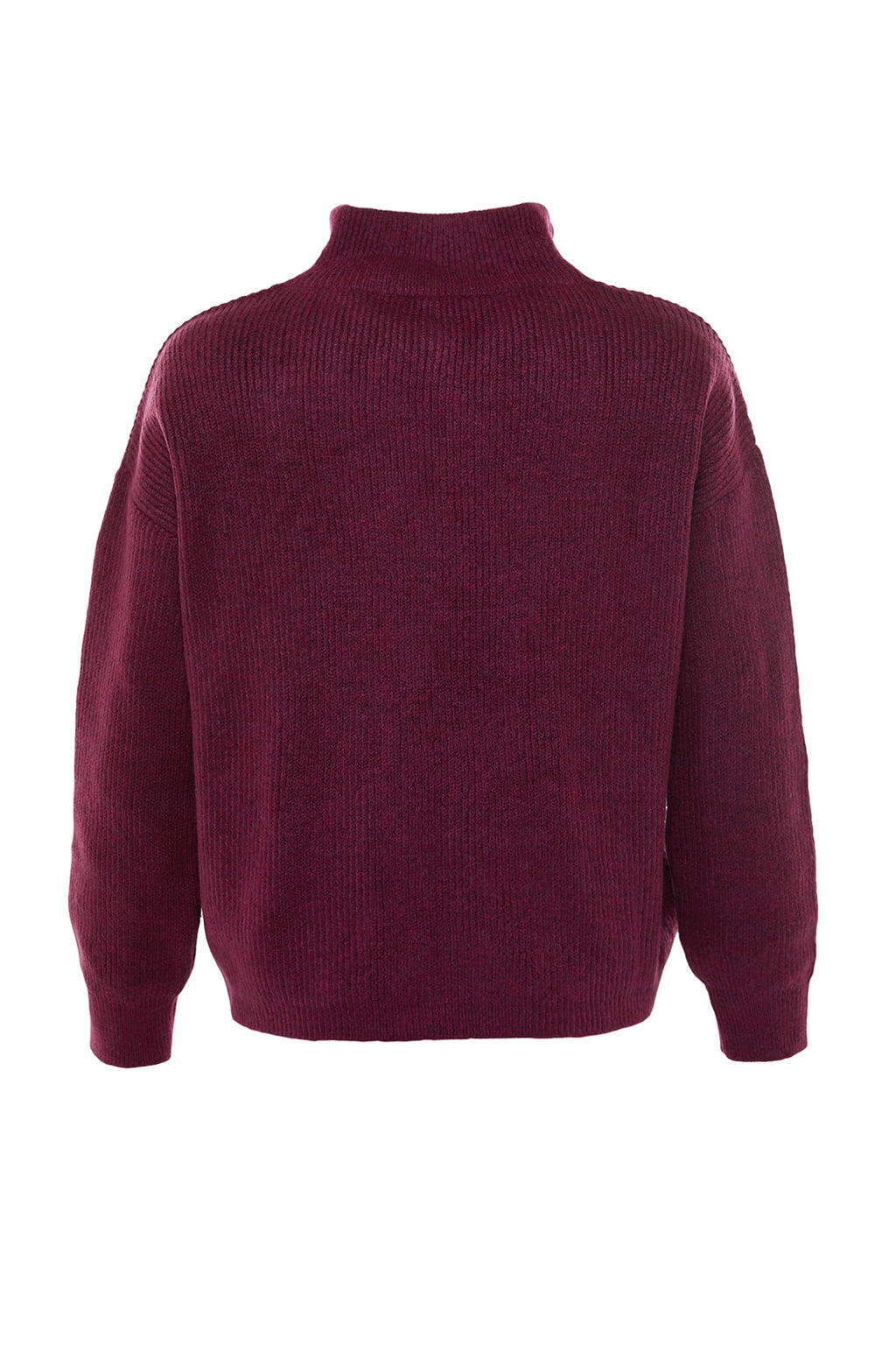 Açık Mor Yumuşak Dokulu Fermuarlı Triko Kazak TWOAW20XS0009