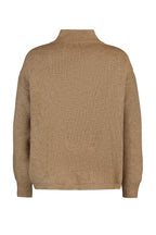 Camel Couple Yumuşak Dokulu Fermuarlı Triko Kazak TWOAW20XS0009