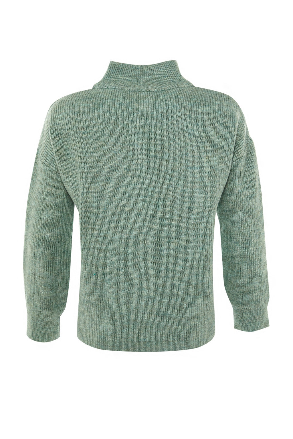 Mint Yumuşak Dokulu Fermuarlı Triko Kazak TWOAW20XS0009