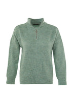 Mint Yumuşak Dokulu Fermuarlı Triko Kazak TWOAW20XS0009