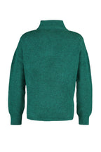 Yeşil Yumuşak Dokulu Fermuarlı Triko Kazak TWOAW20XS0009