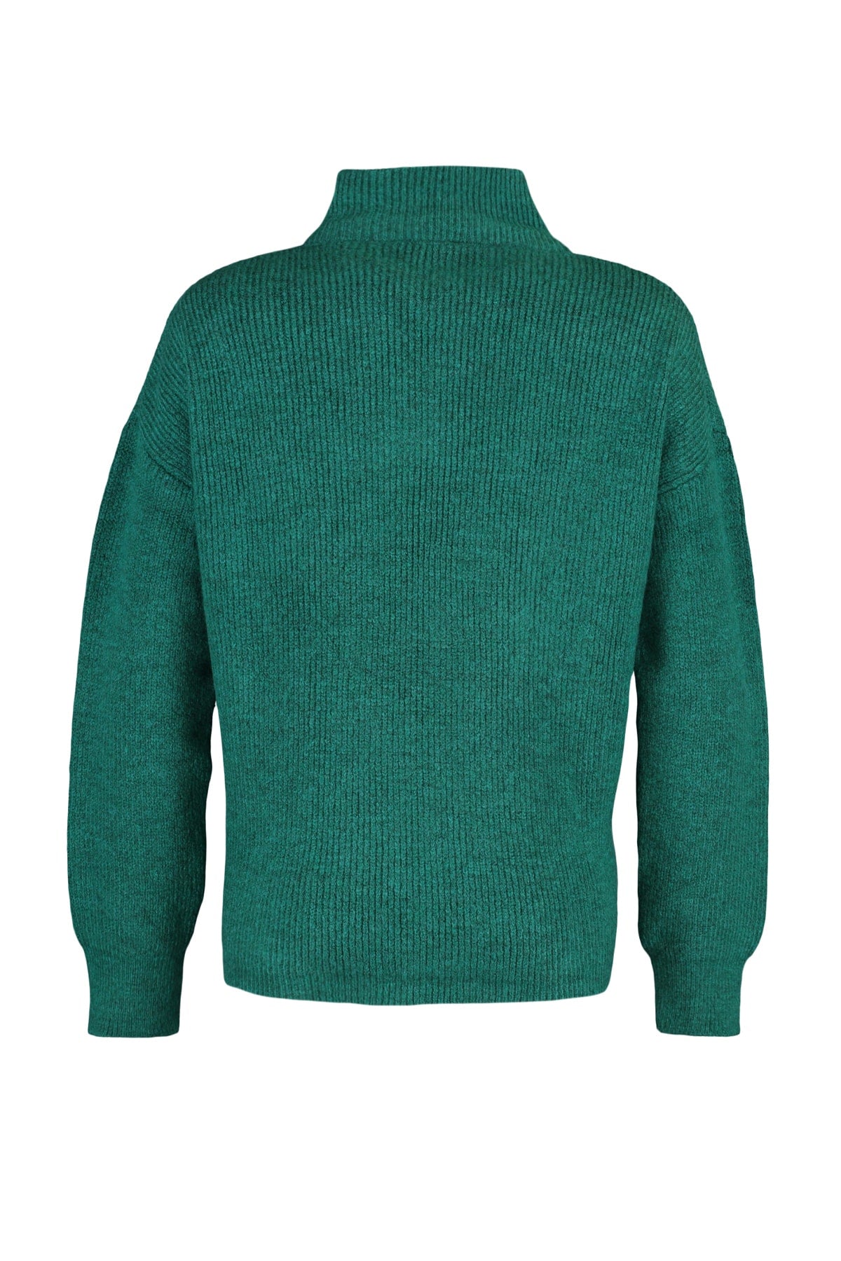 Yeşil Yumuşak Dokulu Fermuarlı Triko Kazak TWOAW20XS0009