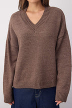 Wardrobe Essentials Vizon Basic Geniş Kalıp Yumuşak Dokulu Triko Kazak | TWOAW26KZ00091