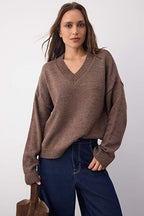 Wardrobe Essentials Vizon Basic Geniş Kalıp Yumuşak Dokulu Triko Kazak | TWOAW26KZ00091