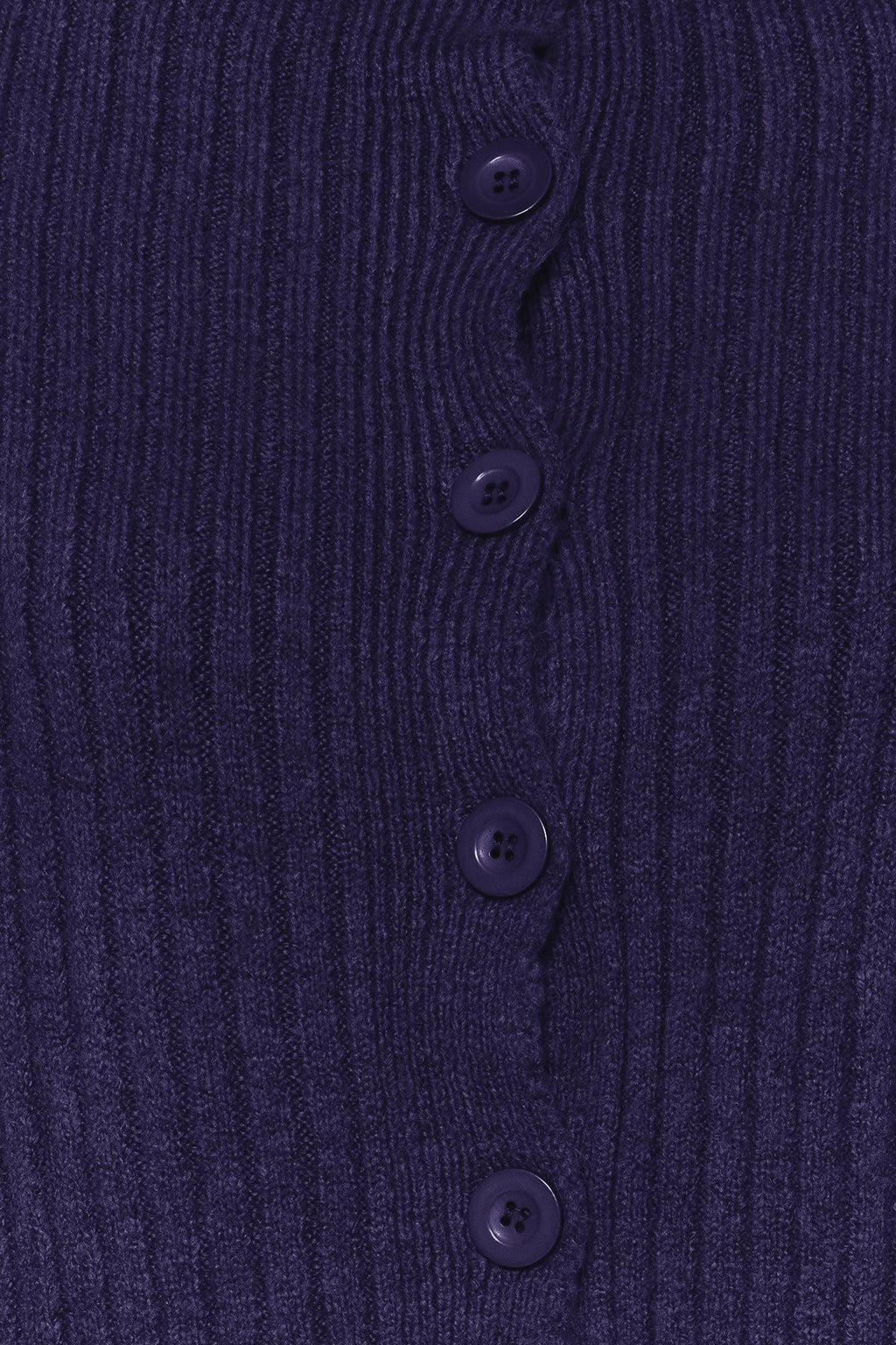 Lacivert Crop Yumuşak Dokulu Dik Yaka Triko Hırka TWOAW22HI0174