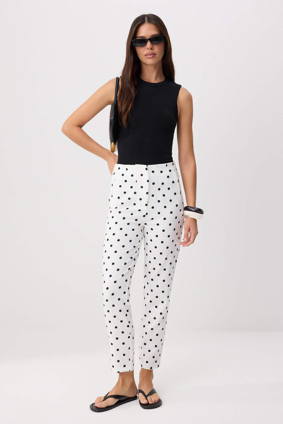 Black-White Trousers