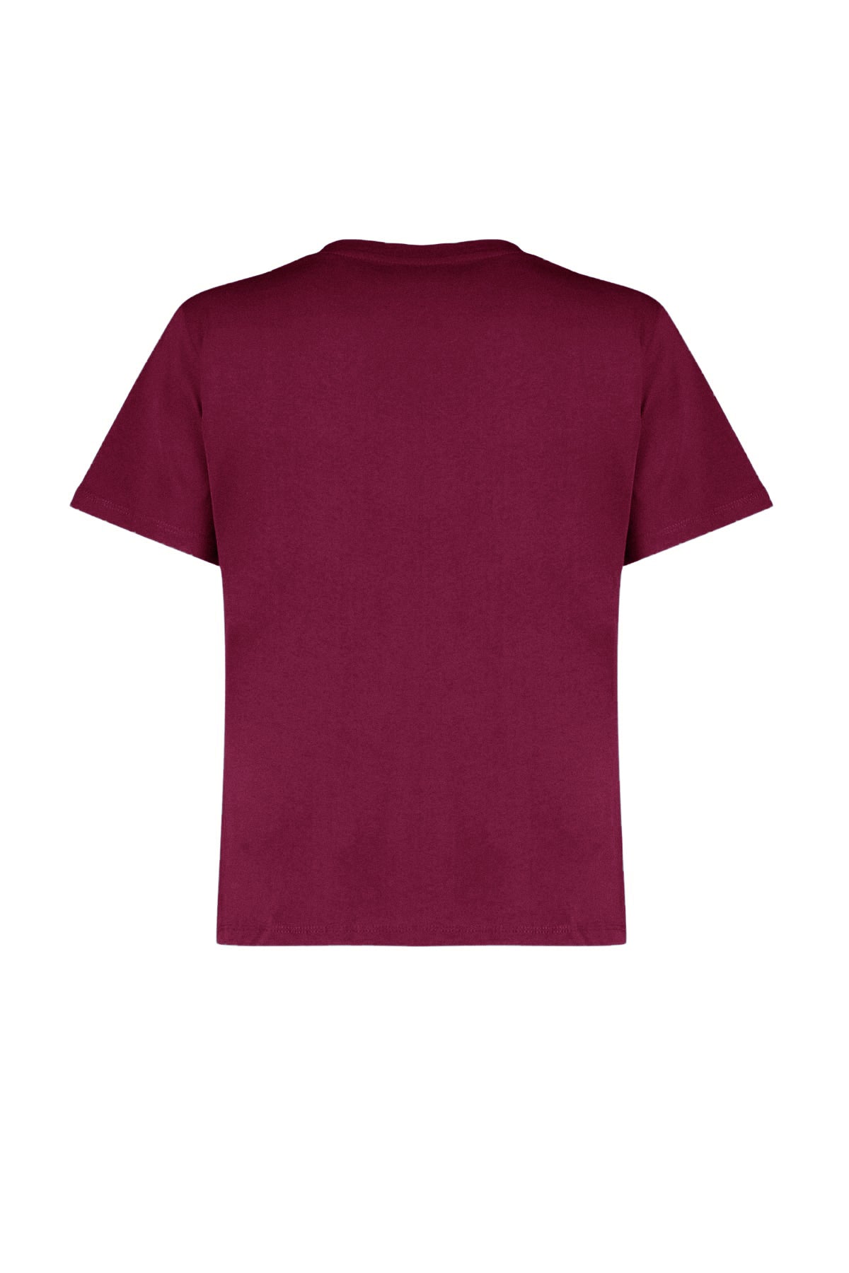 Black 100% cotton basic crew neck knit t-shirt
